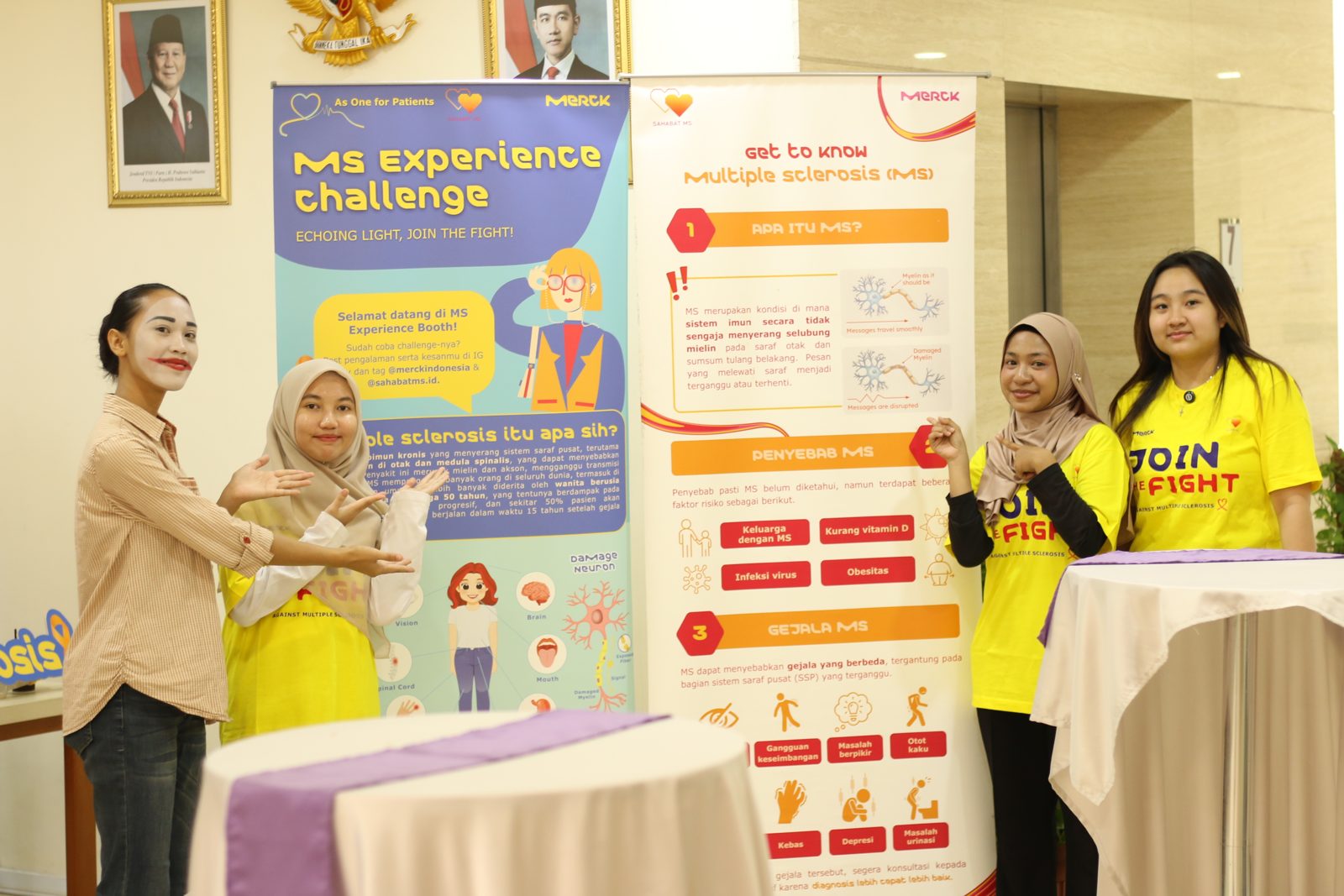 Guests at a marketplace venture display