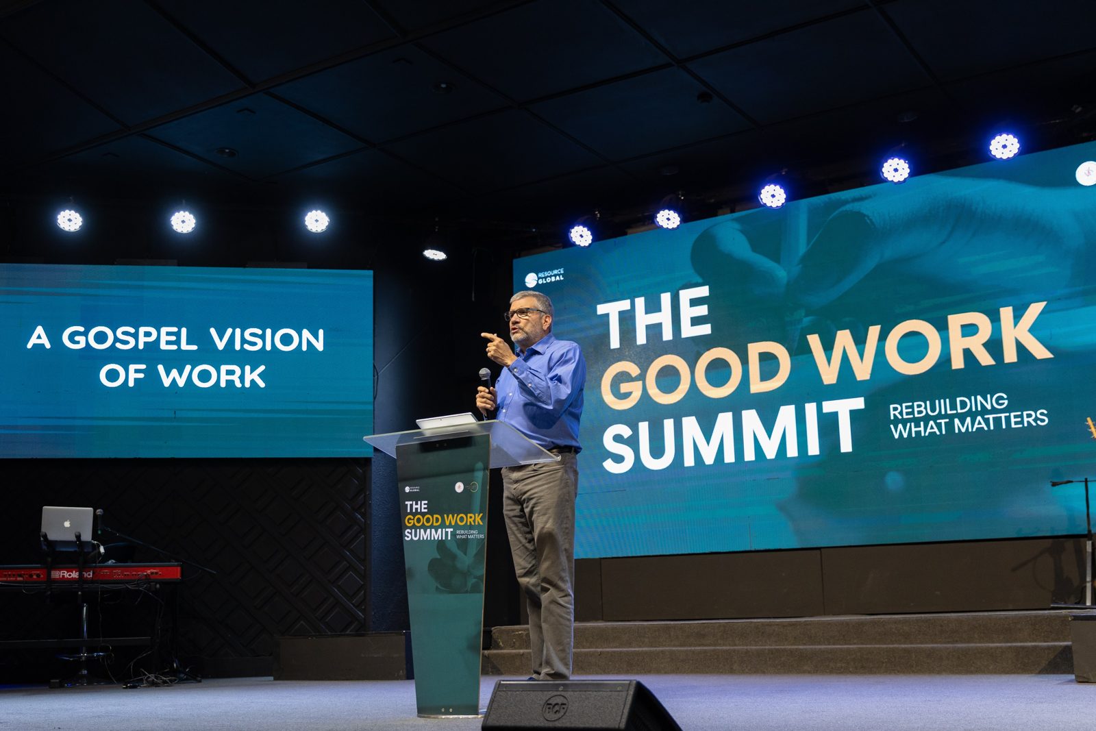 The Good Work Summit stage