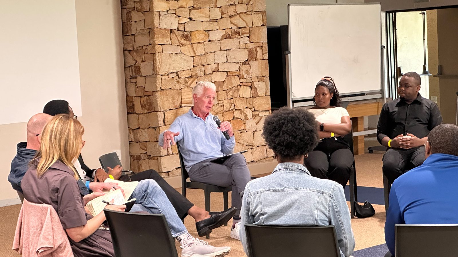 A small group discussion